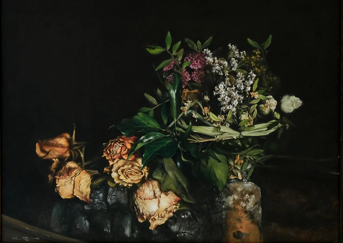 Crar Wilmann, La Mort, Ölgemälde