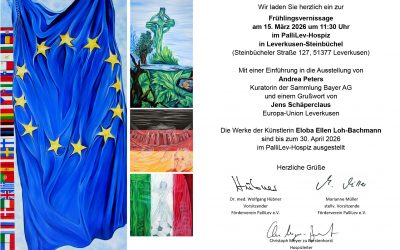 Frühlingsvernissage von Eloba, Ellen Loh-Bachmann im PalliLev Hospiz 2026