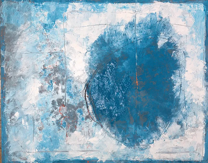 Elke Driftmeier: Lichtbaluer Kiesel