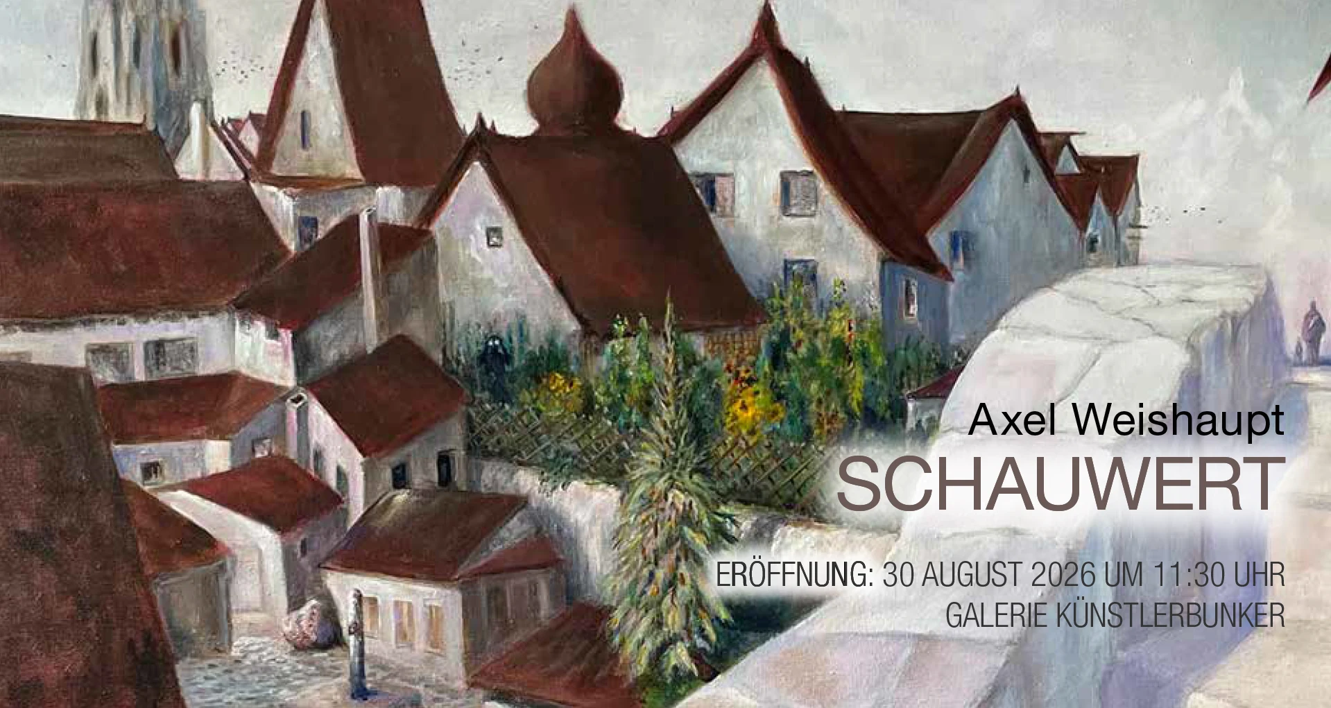Kunstausstellung von Axel Weishaput "Schauwert" im Künstlerbunker Leverkusen Opladen Kunstausstellung von Axel Weishaput "Schauwert" im Künstlerbunker Leverkusen Opladen