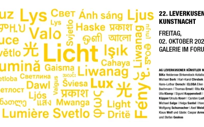 LICHTKunstausstellung zur22. Kunstnacht Leverkusen 2026