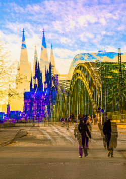 Kölner Dom in ukrainischer Farbenwelt Ludwig Cremer, Kölner Dom in ukrainischer Farbenwelt