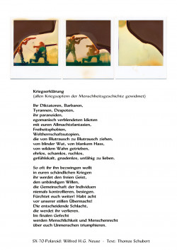 Kriegserklärung Wilfred H.G. Neuse und Thomas Schubert, Kriegserklärung